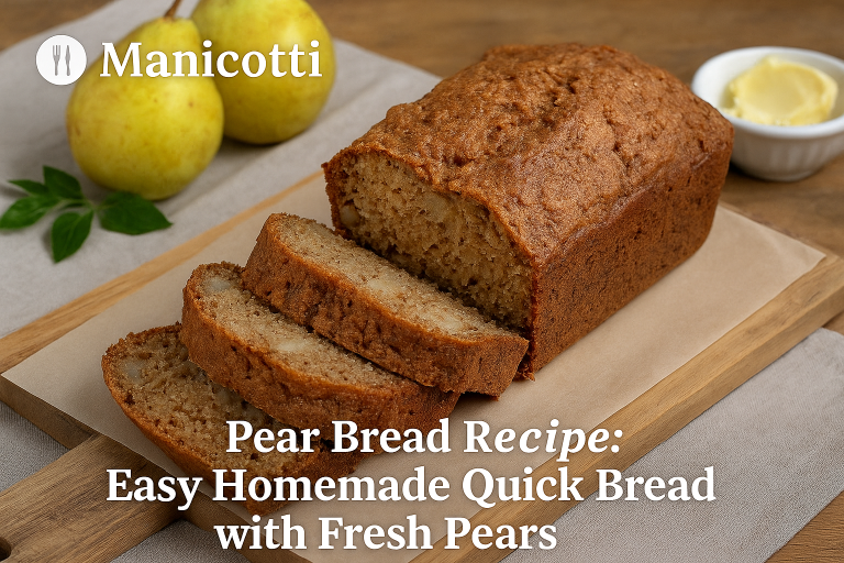 Pear Bread Recipe