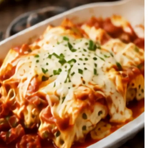 Cheesy Baked Manicotti